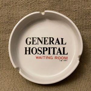 Vintages General Hospital Waiting Room Ashtray TV Show ABC Fan Collectible